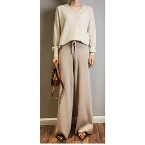 Women Pants 2019 New Spring Soft Waxy Comfortable High-Waist