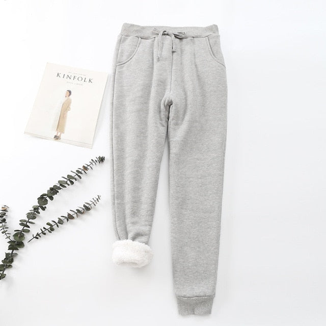 Winter Cashmere Harem Warm Pants Women 2019