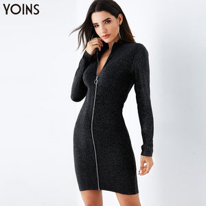 YOINS 2019 Autumn Winter Women Bodycon