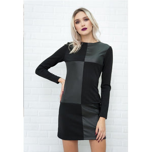 Cool Streetwear Black Mini Women Dress Ladies