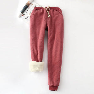 Winter Cashmere Harem Warm Pants Women 2019