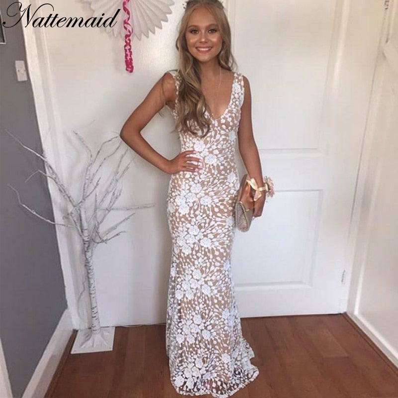 NATTEMAID Backless 2019 Long Maxi